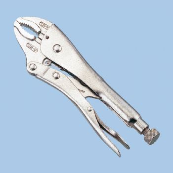 5''CURVED JAW WITH WIRE CUTTER