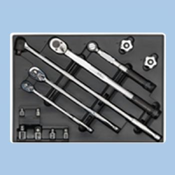 BMC Tool Tray - 13Pcs Ratchet, Torque Wrench, Breaker Bar & Socket Adaptor Set
