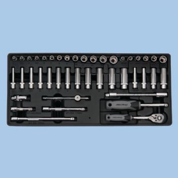 BMC Tool Tray - 43pcs 1/4" Sq Drive Socket Set