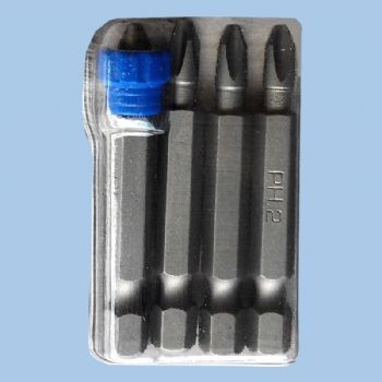 4pcs 50mm Bit with one Magnetic Holder Set